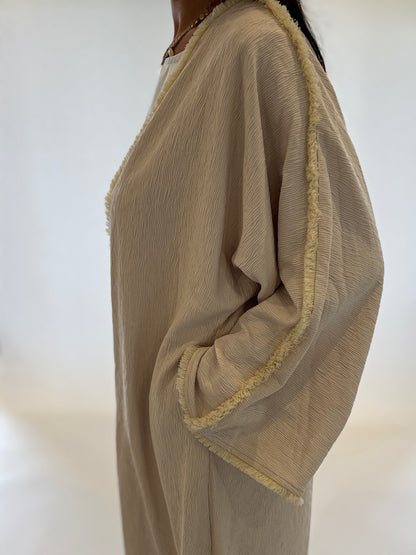 Ava Edged Abaya - RULACOUTURE 