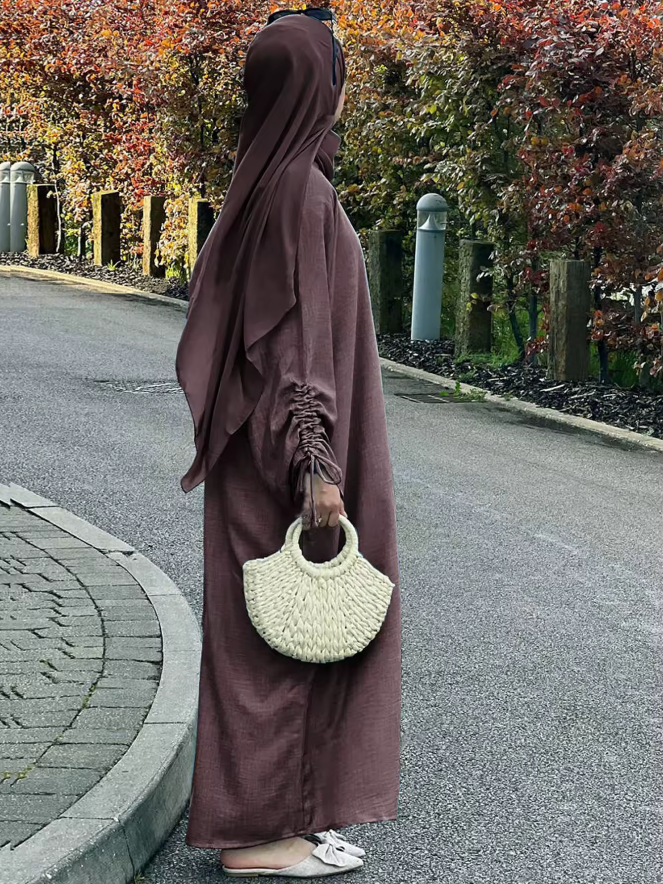 Essential scrunch abaya