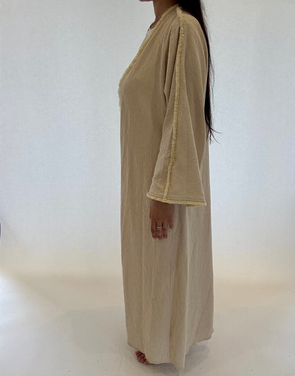 Ava Edged Abaya - RULACOUTURE 