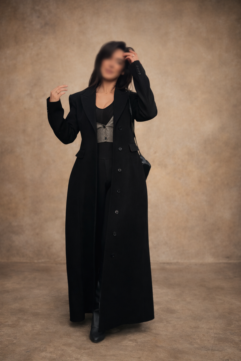 THE VALERIE HOURGLASS WOOL COAT