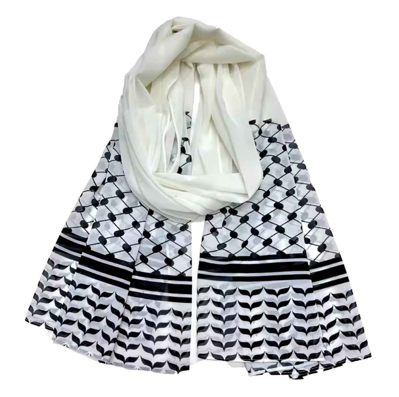 Kuffiyeh printed scarf