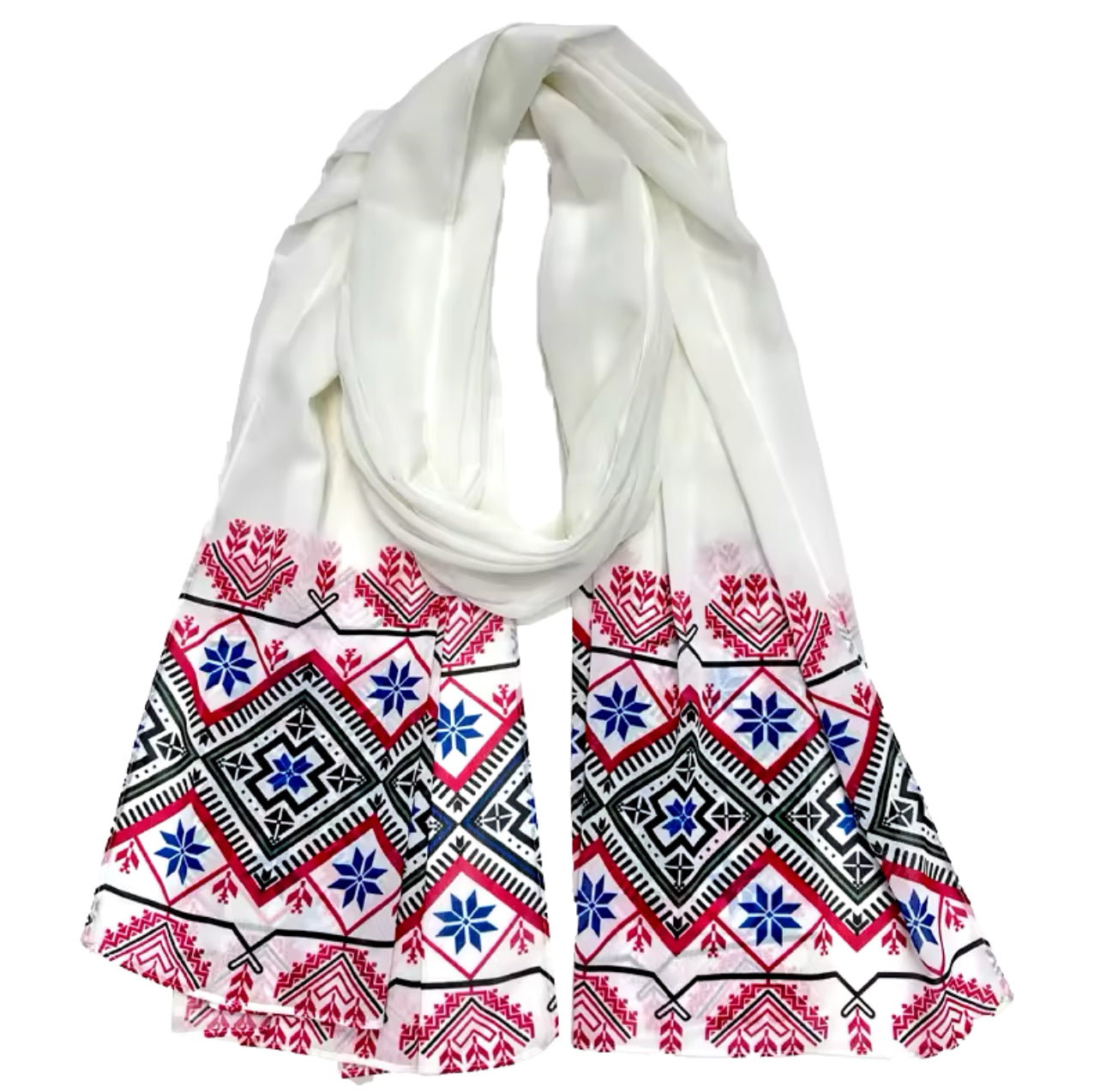 Kuffiyeh printed scarf