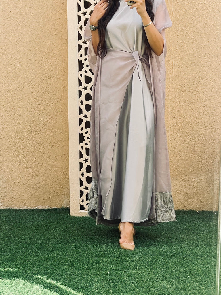 Three Piece Chaima Kaftan and Skirt - RULACOUTURE 