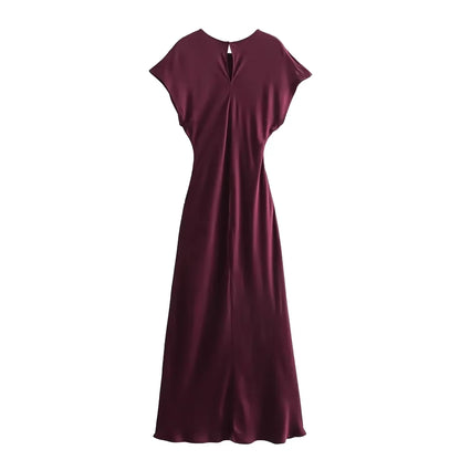 Satin Maxi Dress