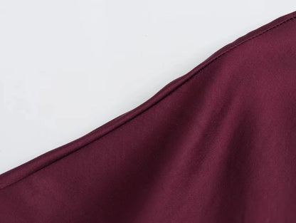 Satin Maxi Dress