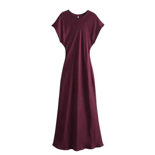 Satin Maxi Dress