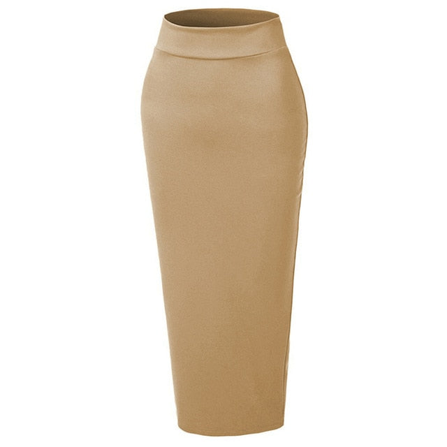 Women's Essential Maxi Bodycon Skirt – RULACOUTURE